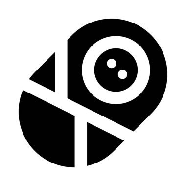 Bebek bezi simgesi, vektör illüstrasyonu beyaz arkaplanda izole edildi   