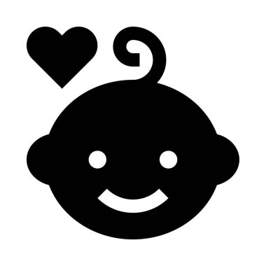 yeni doğan simgesi, vektör çizimi beyaz arkaplanda izole edildi   