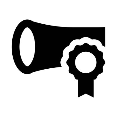 belge rulo simgesi, vektör illüstrasyonu beyaz arkaplanda izole edildi  