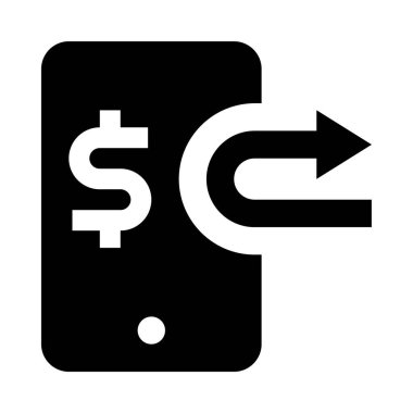 İade simgesi ve vektör illüstrasyonu beyaz arkaplanda izole edildi 