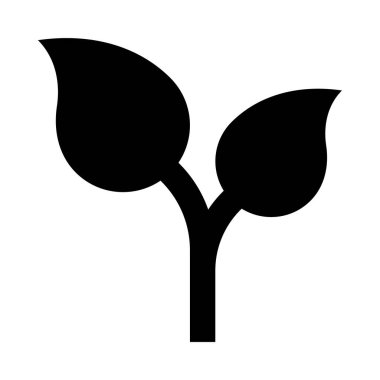 Dal simgesi, vektör illüstrasyonu beyaz arkaplanda izole edildi 