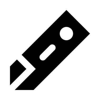 seviye metre simgesi, vektör illüstrasyonu beyaz arkaplanda izole edildi  