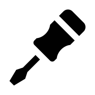 tornavida simgesi, vektör illüstrasyonu beyaz arkaplanda izole edildi  