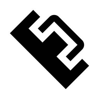 Duvar spatula simgesi, vektör illüstrasyonu beyaz arkaplanda izole edildi  