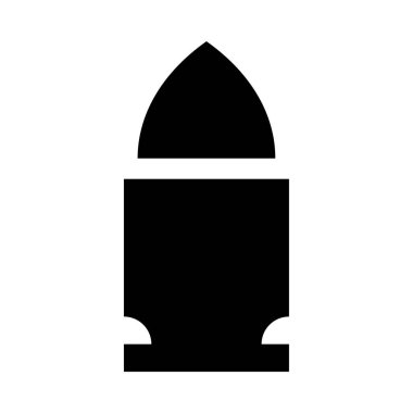 kurşun simgesi, vektör illüstrasyonu beyaz arkaplanda izole edildi  