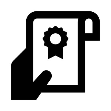 patent simgesi, vektör illüstrasyonu beyaz arkaplanda izole edildi 