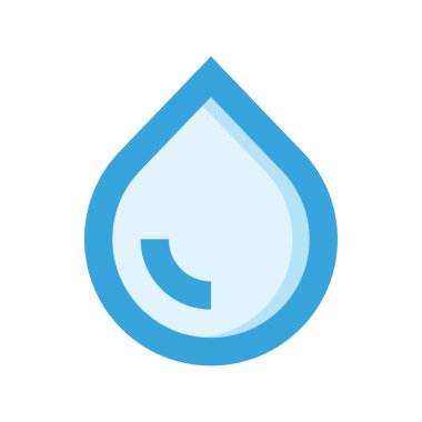 Beyaz arkaplanda izole edilmiş ikon ve vektör illüstrasyonunu bırak 