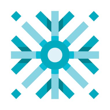 kar yağışı simgesi, vektör çizimi beyaz arkaplanda izole edildi 