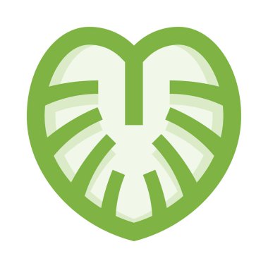 bitki yaprağı simgesi, vektör illüstrasyonu beyaz arkaplanda izole edildi 