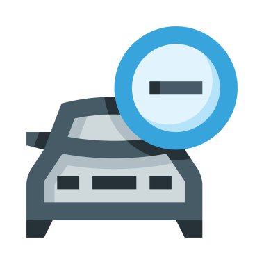 kira araba simgesi ve vektör illüstrasyonu beyaz arkaplanda izole edildi 