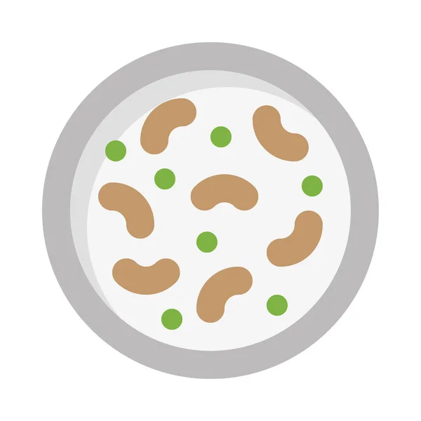 Porridge Icon Vector Illustration Isolated White Background — Stock Vector