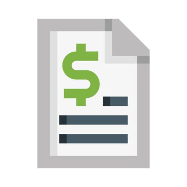 Ödeme simgesi ve vektör çizimi beyaz arkaplanda izole edildi 