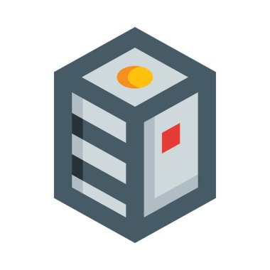 Akıllı konuşmacı simgesi, vektör illüstrasyonu beyaz arkaplanda izole edildi 