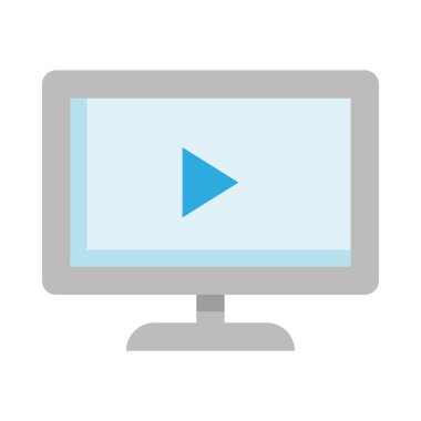 Web simgesi, basit vektör illüstrasyonunu beyaz arkaplanda izole et  