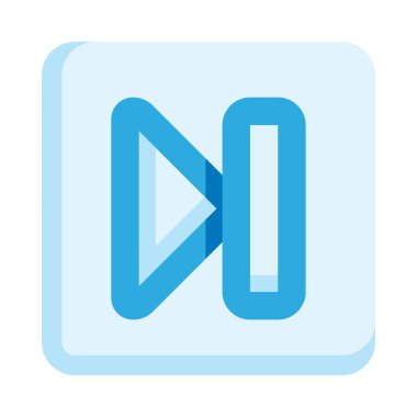 next web icon, simple vector illustration isolated on white background  