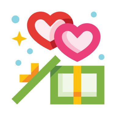 Hearts web simgesi, beyaz arkaplanda izole edilmiş basit vektör çizimi 