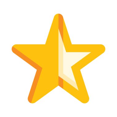 Star web icon, simple vector illustration isolated on white background  