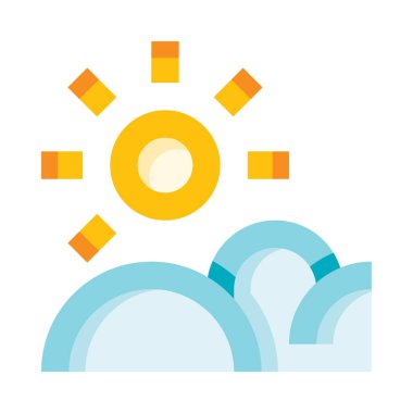 bulutlu ağ simgesi, beyaz arkaplanda izole edilmiş basit vektör çizimi  