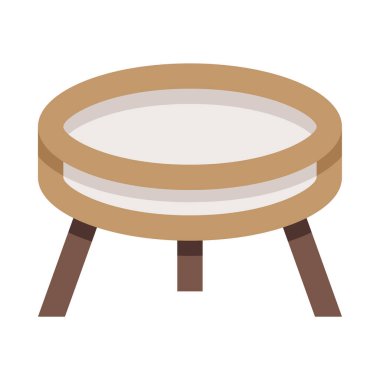 tablo web simgesi, basit vektör illüstrasyonu beyaz arkaplanda izole edildi  