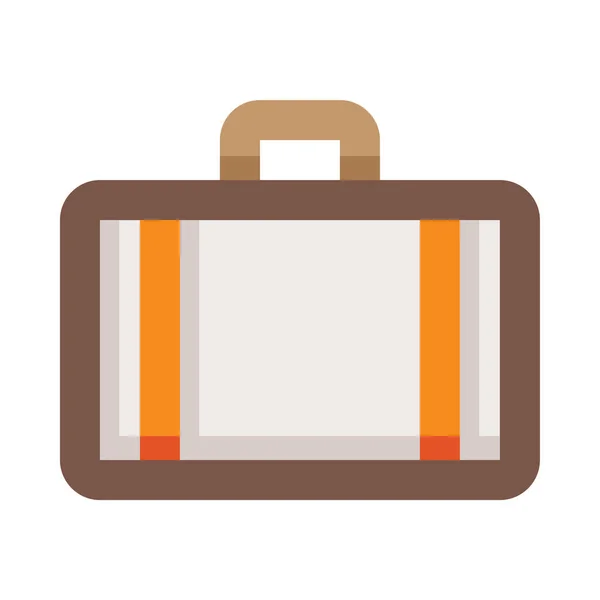 Suitcase Web Icon Simple Vector Illustration Isolated White Background — Wektor stockowy