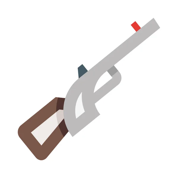 Gewehr Web Symbol Einfache Vektor Illustration — Stockvektor