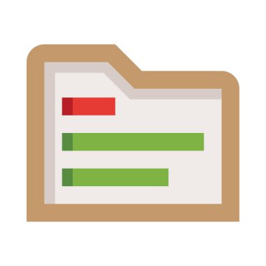 dizin web simgesi, basit vektör illüstrasyonu  