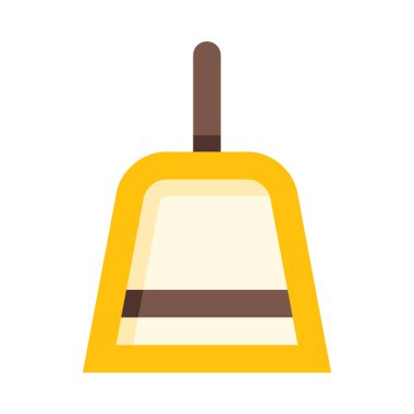 Kepçe web simgesi, basit vektör illüstrasyonu 