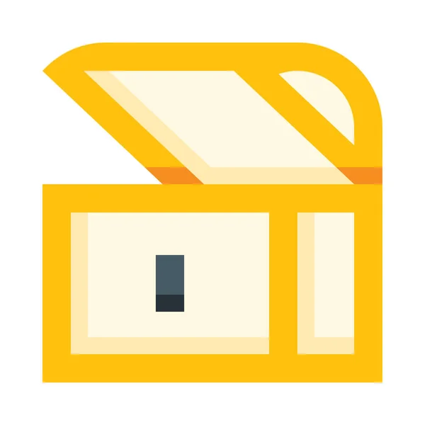 Box Web Symbol Einfache Vektorillustration — Stockvektor