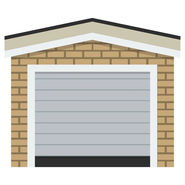 Garage Web Icon Simple Vector Illustration — Stock Vector