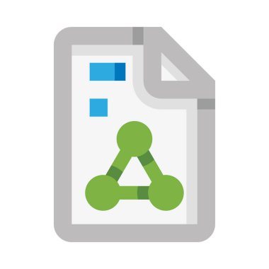 dosya web simgesi, basit vektör illüstrasyonu 