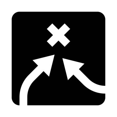 Oklar web simgesi, basit vektör illüstrasyonu beyaz arkaplanda izole edildi