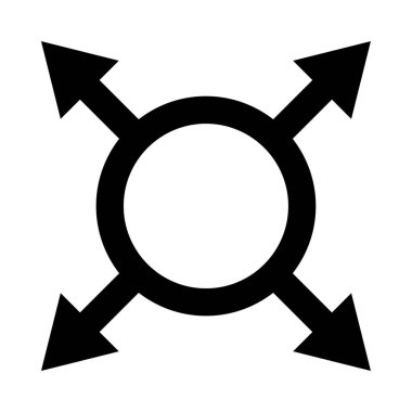 Oklar web simgesi, basit vektör illüstrasyonu beyaz arkaplanda izole edildi