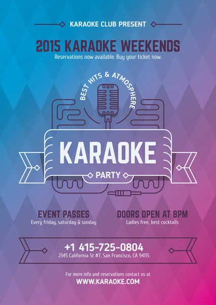 Karaoke partileri için mikrofon