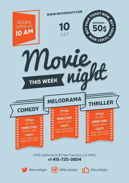 Minimalist retro poster