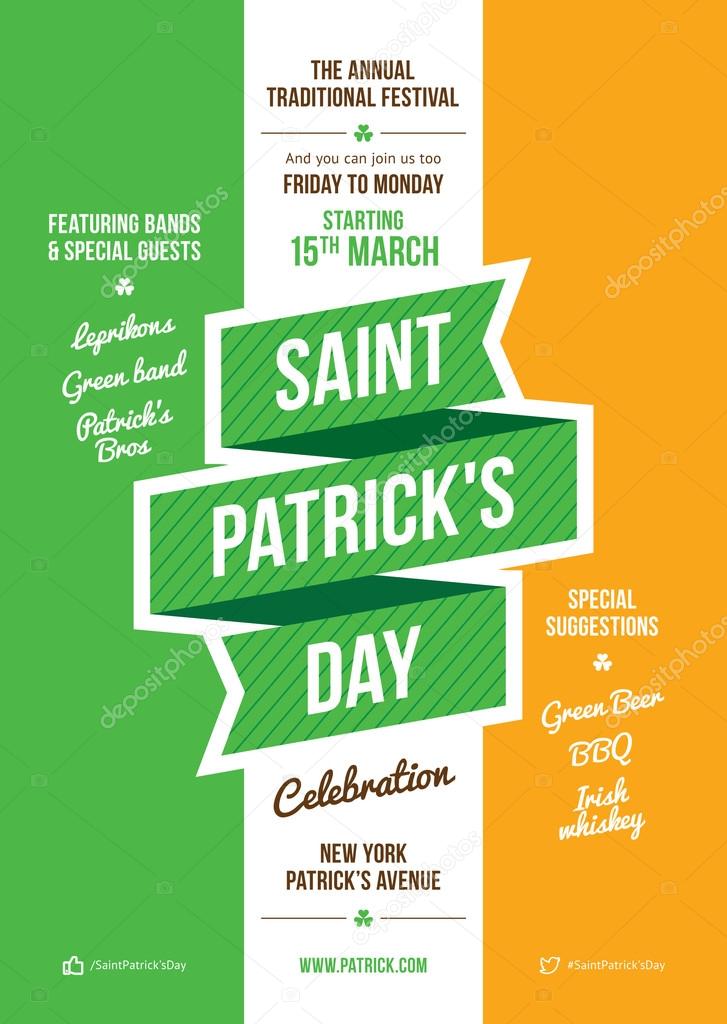 Saint Patricks Day Party Poster