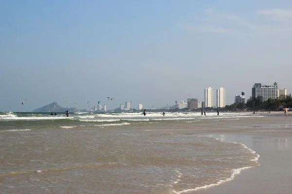 Playa y cielo — Foto de Stock