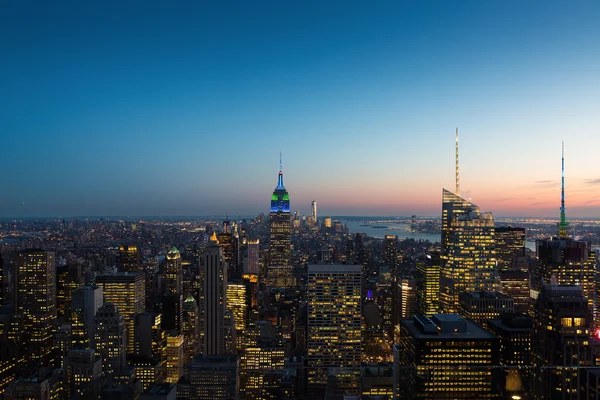 ニューヨークの夕日 — ストック写真