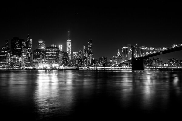 View of Manhattan from Brooklyn.
