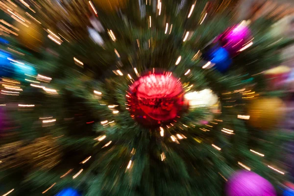 Panning Zoom Detail Christmas Tree — Stock Photo, Image