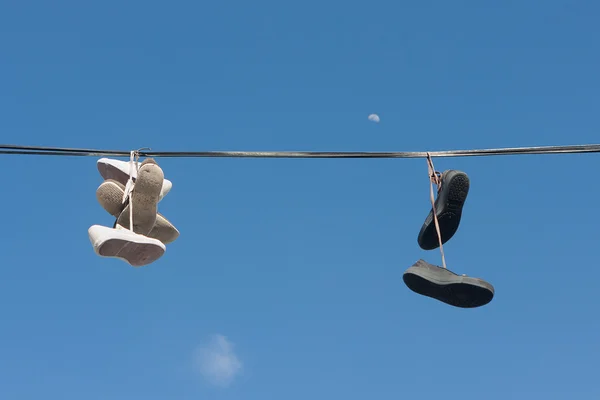 Shoes on power lines — Stock Photo © alptraum #3892705