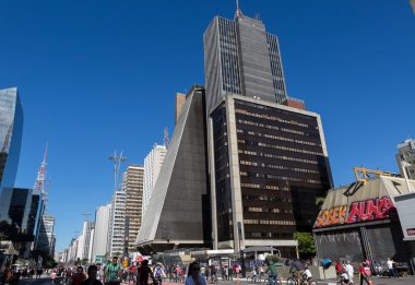 Bikes on Paulista Avenue, Sao Paulo