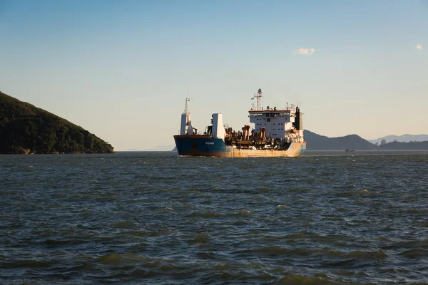 Lelystad Dredger in Brazil — Stok fotoğraf