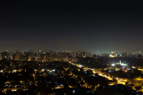 Sao Paulo's nachts, Brazilië — Stockfoto