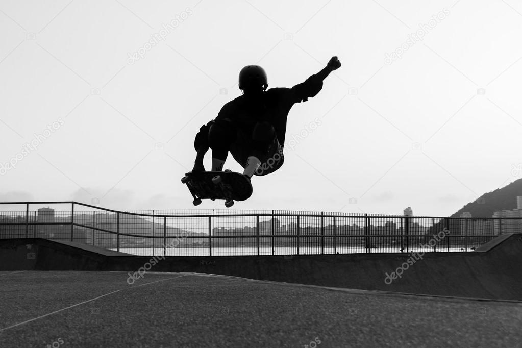 skateboarder Jumping 