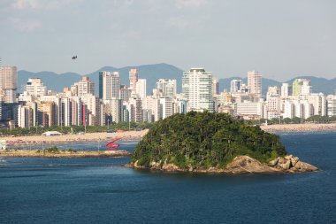 Urubuquecaba Island, Santos, Brezilya.