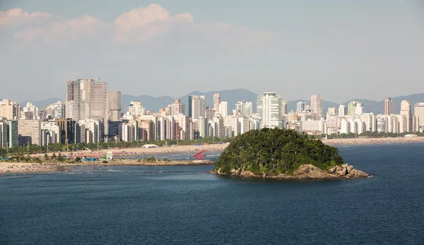 Isla Urubuquecaba, Santos, Brasil . — Foto de Stock