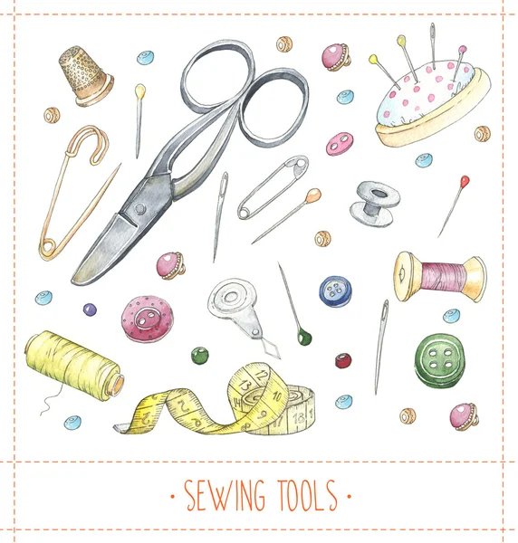 Sewing tools — Stock Photo, Image