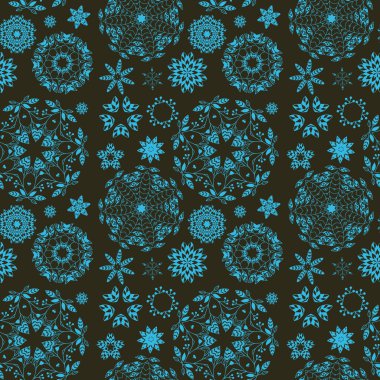 Yuvarlak süsleme seamless modeli