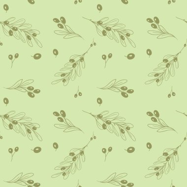 Zeytin ışık sorunsuz vektör desen