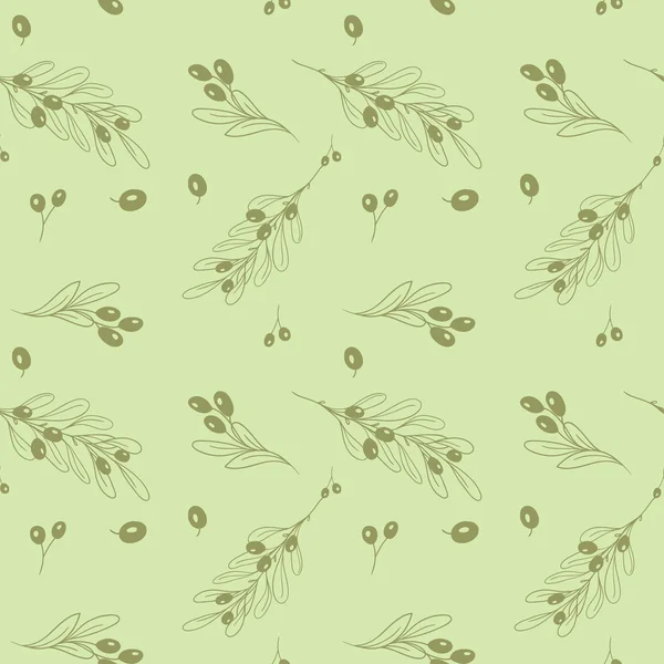 Motif vectoriel sans couture lumière olive — Image vectorielle